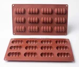 Segmented Log or Rounded Cylindrical Shapes Silicone Baking Mold
