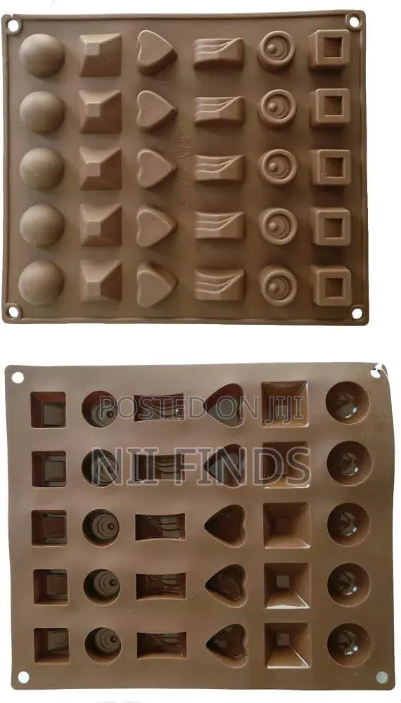 Multi-Shape Silicone Chocolate and Candy Mold