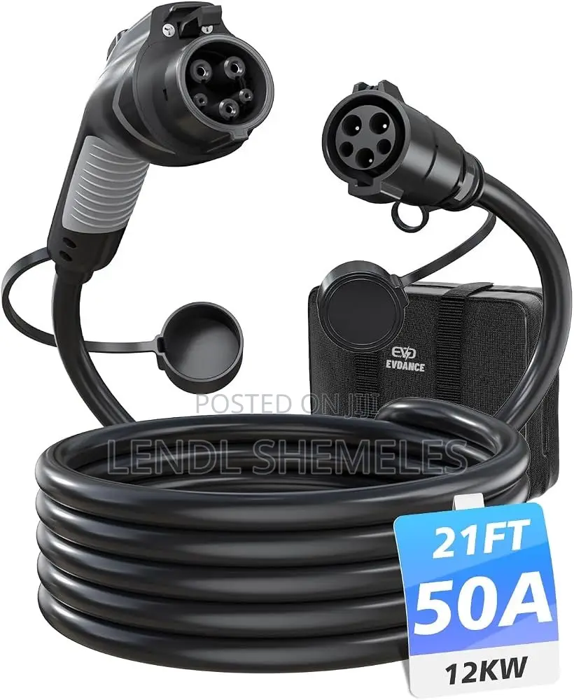  EVDANCE J1772 EV Charging Extension Cable – 40FT / 50A