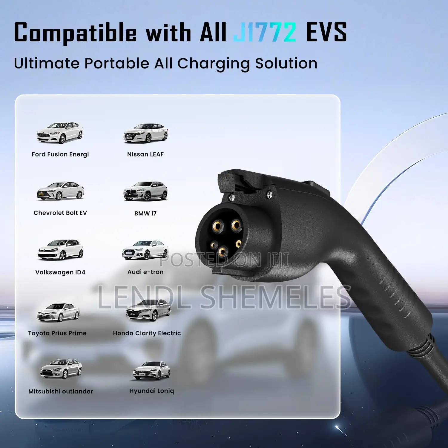  EVDANCE J1772 EV Charging Extension Cable – 40FT / 50A