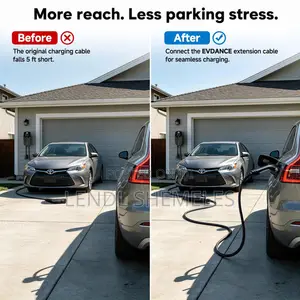  EVDANCE J1772 EV Charging Extension Cable – 40FT / 50A