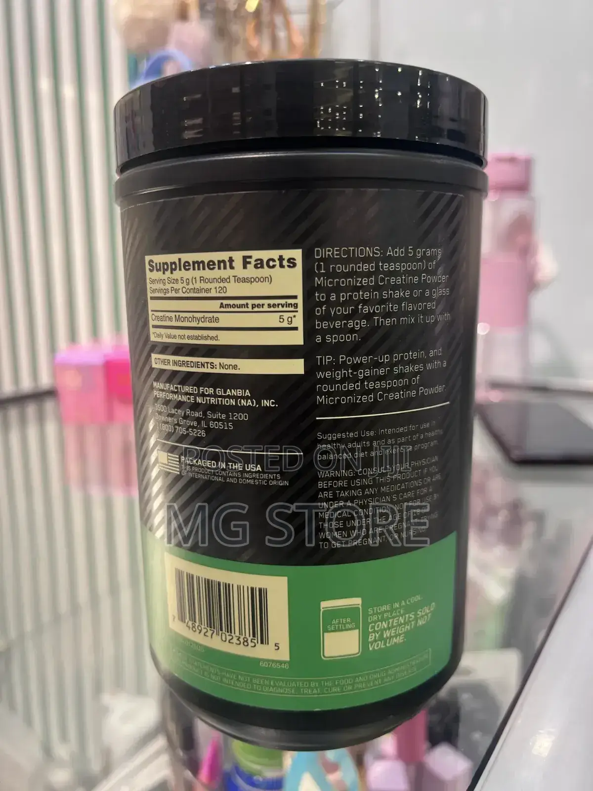 N Optimum Nutrition Micronized Creatine