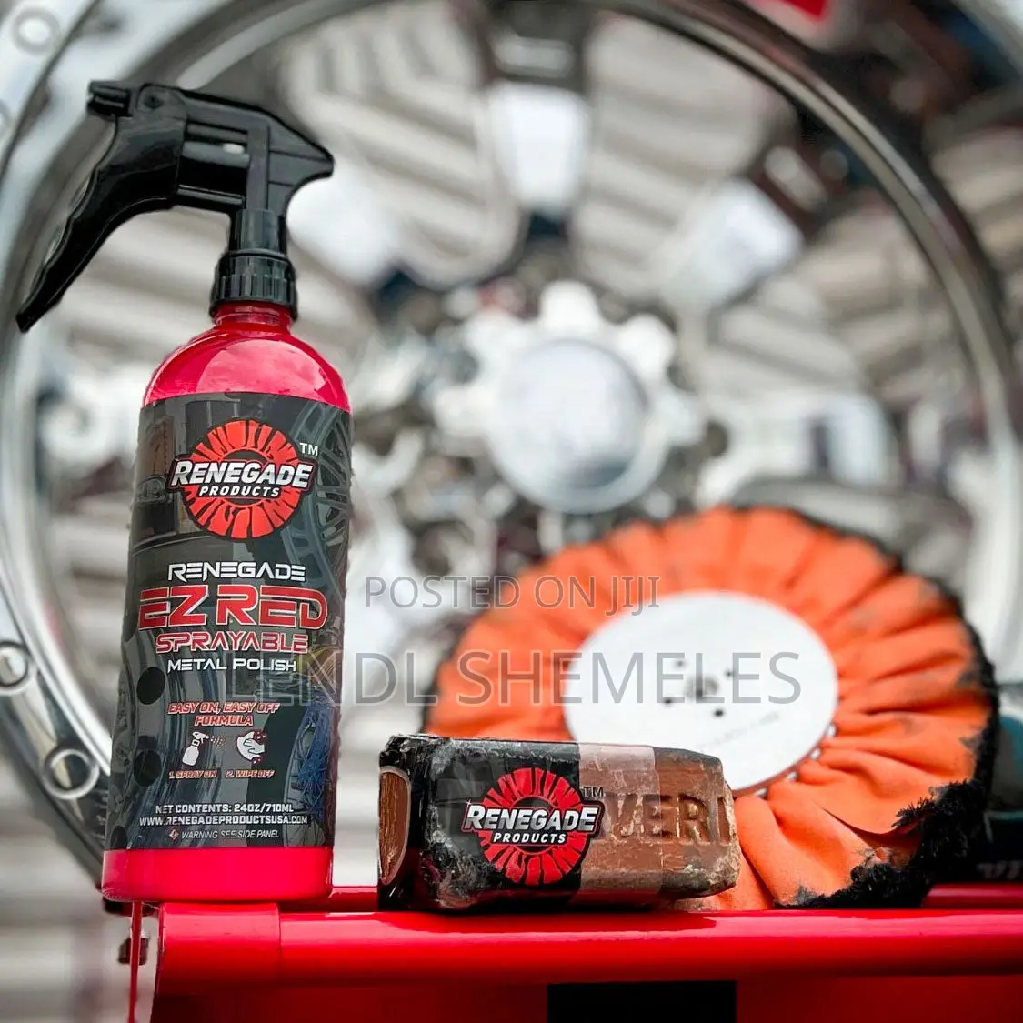 Renegade Products EZ Red Sprayable Metal Polish (24 Oz / 710 Ml)