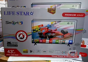 LIFESTAR 43 Inch TV Smart Frameless Enjoy Picturee Quality 2026 Model