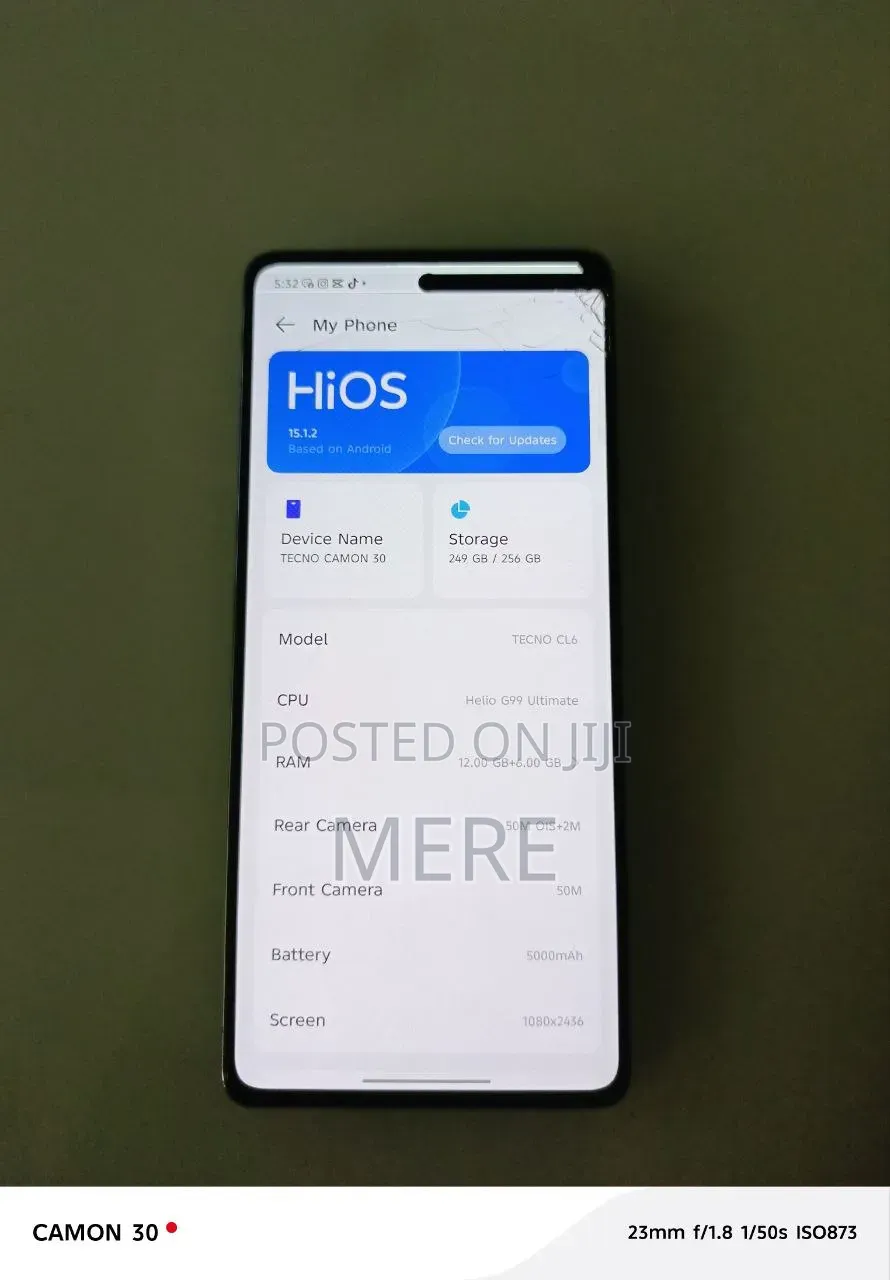 Tecno Camon 30 256 GB White