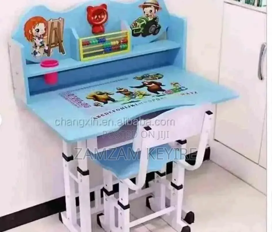Cute Modern Kids Study Table+ Chair Set