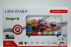 LIFESTAR TV 43 Inch Smart – Android 14.0 Frameless High Quality 