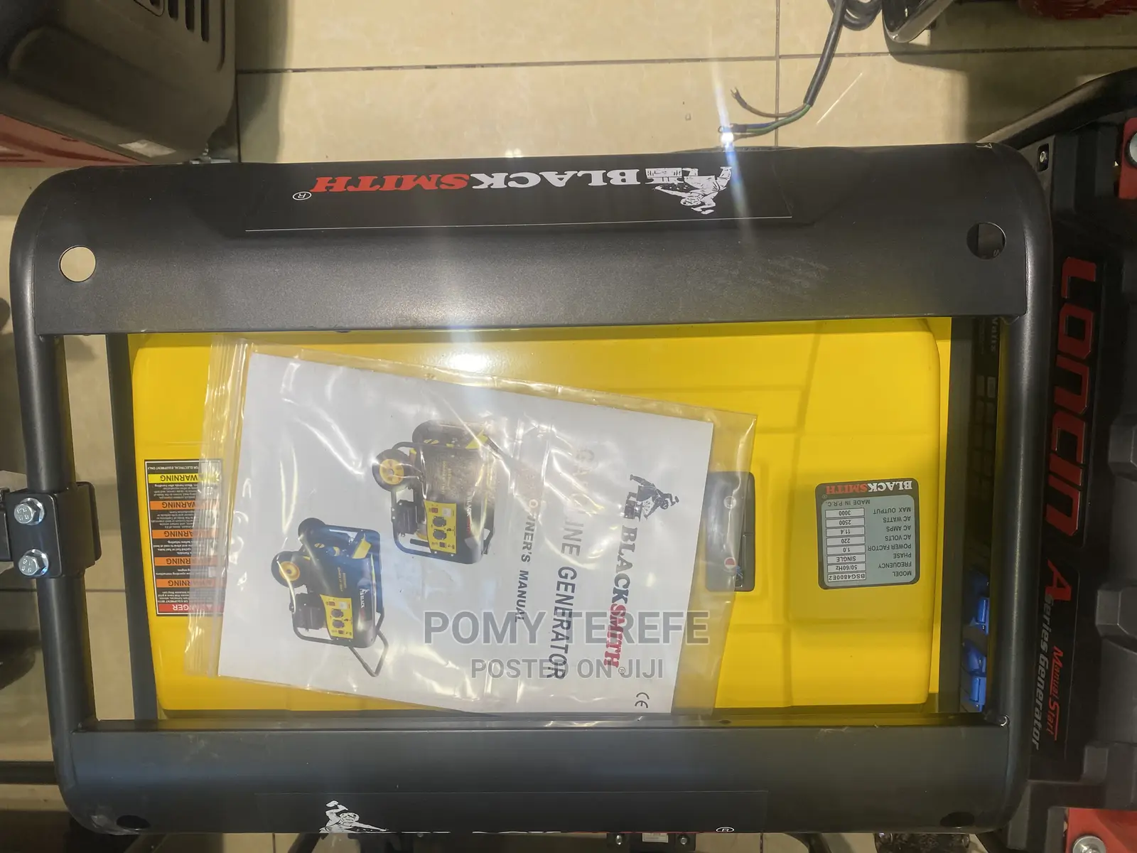 3kw Generator Portable ጀኔረተር Blacksmith