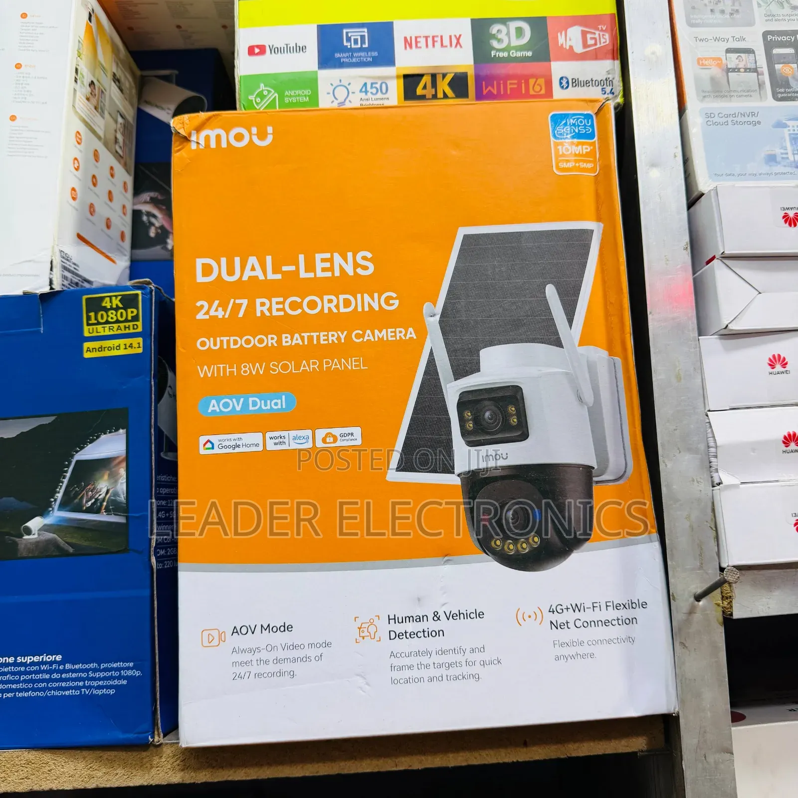 New Imou Aov Dual 10mp Solar Camera