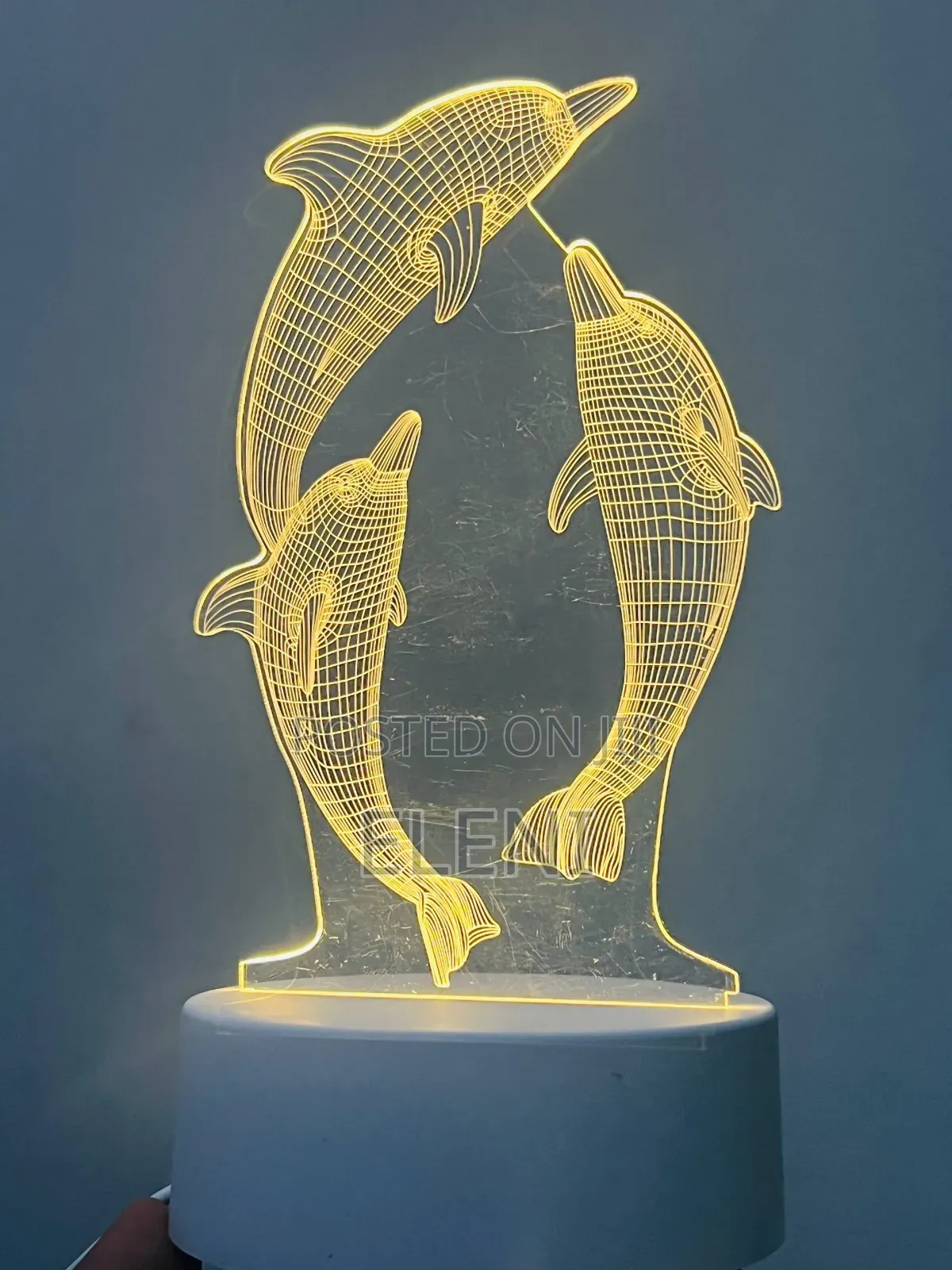 USB 3d Glowing Dolphin