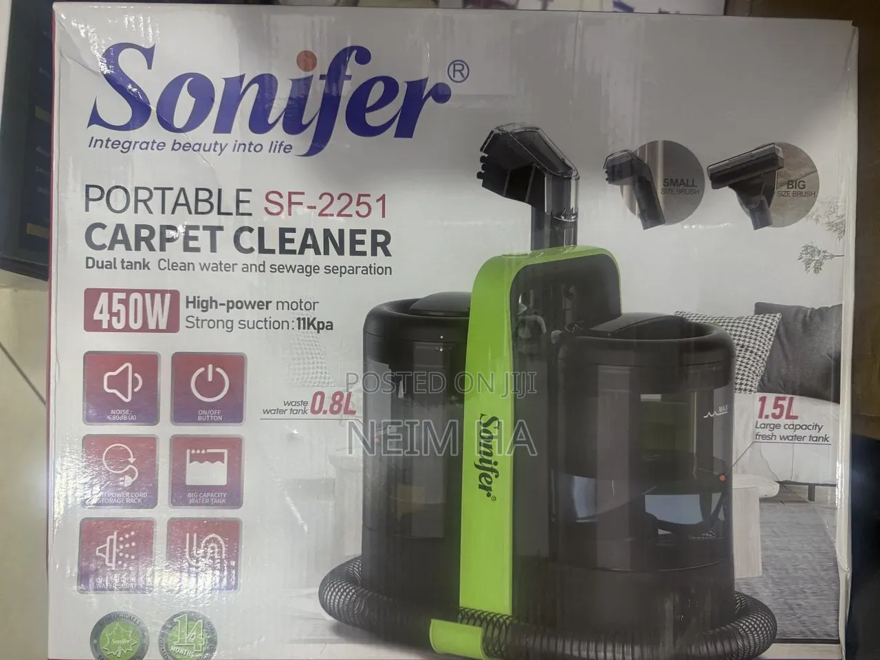 Sonifer Portable Carpet Cleaner