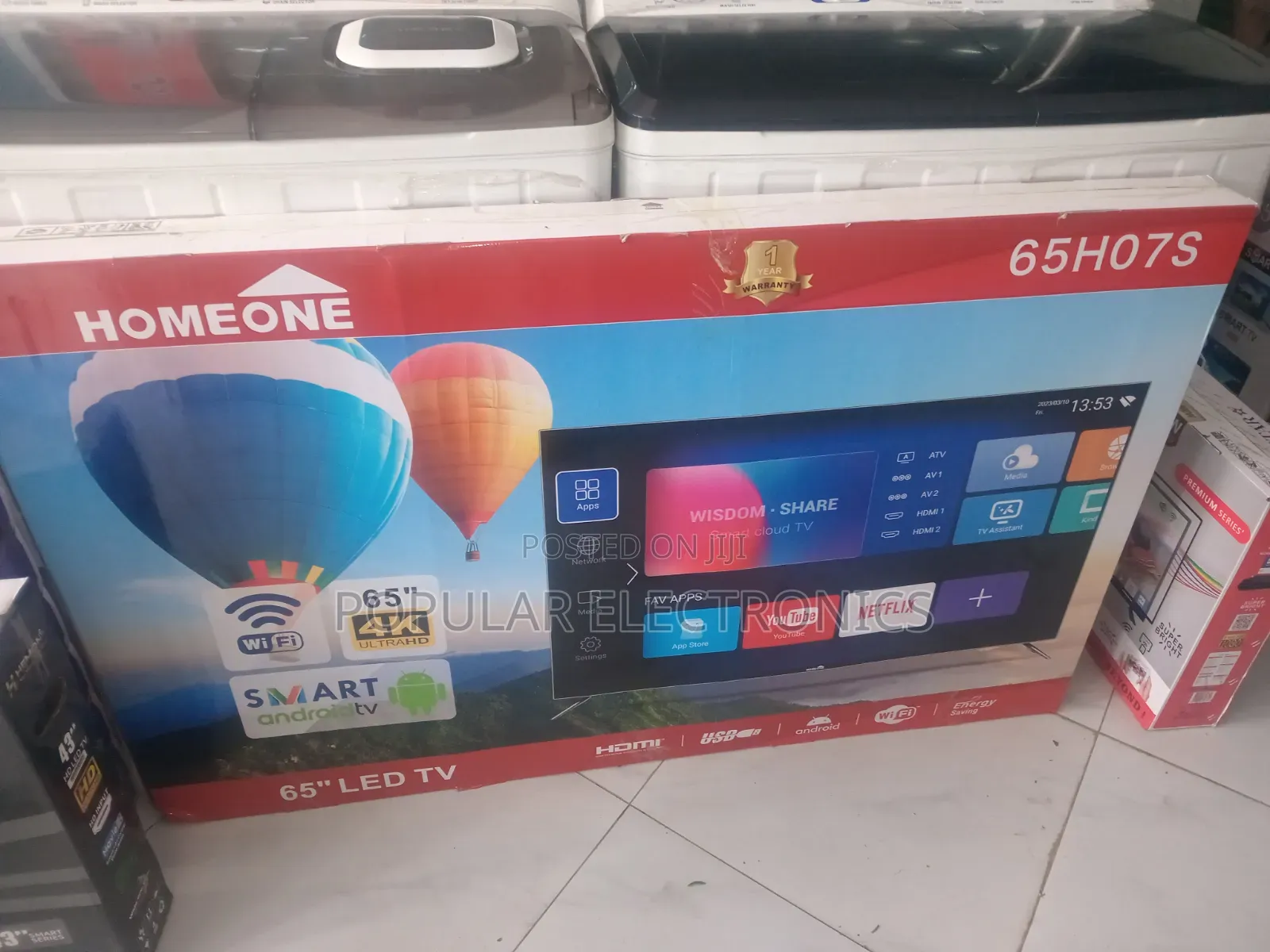Homeone TV 65inchi Smart Android