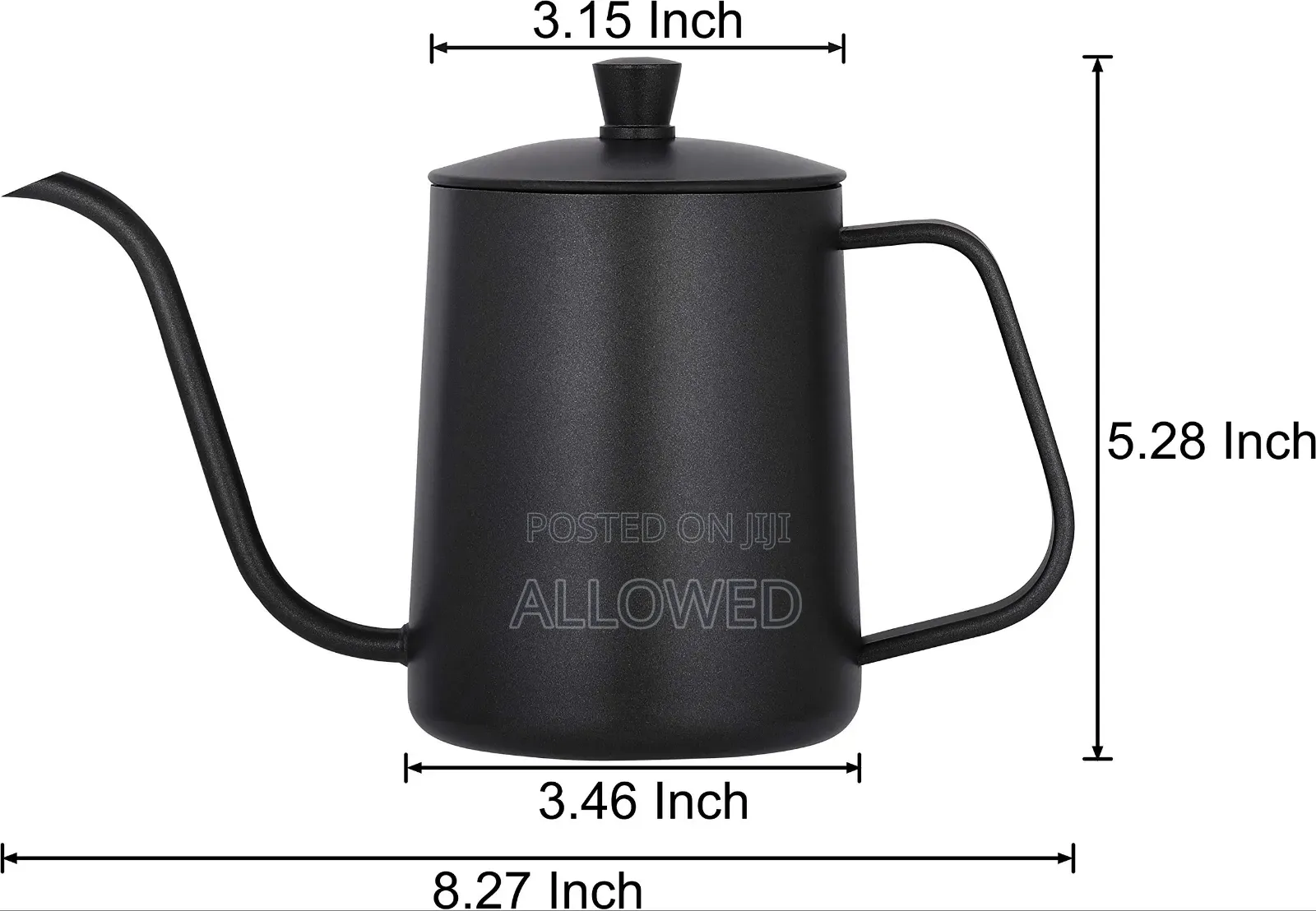 ቡና ማፊያ Coffee Pour Stainless Steel Gooseneck Drip Coffee Maker Tea Pot