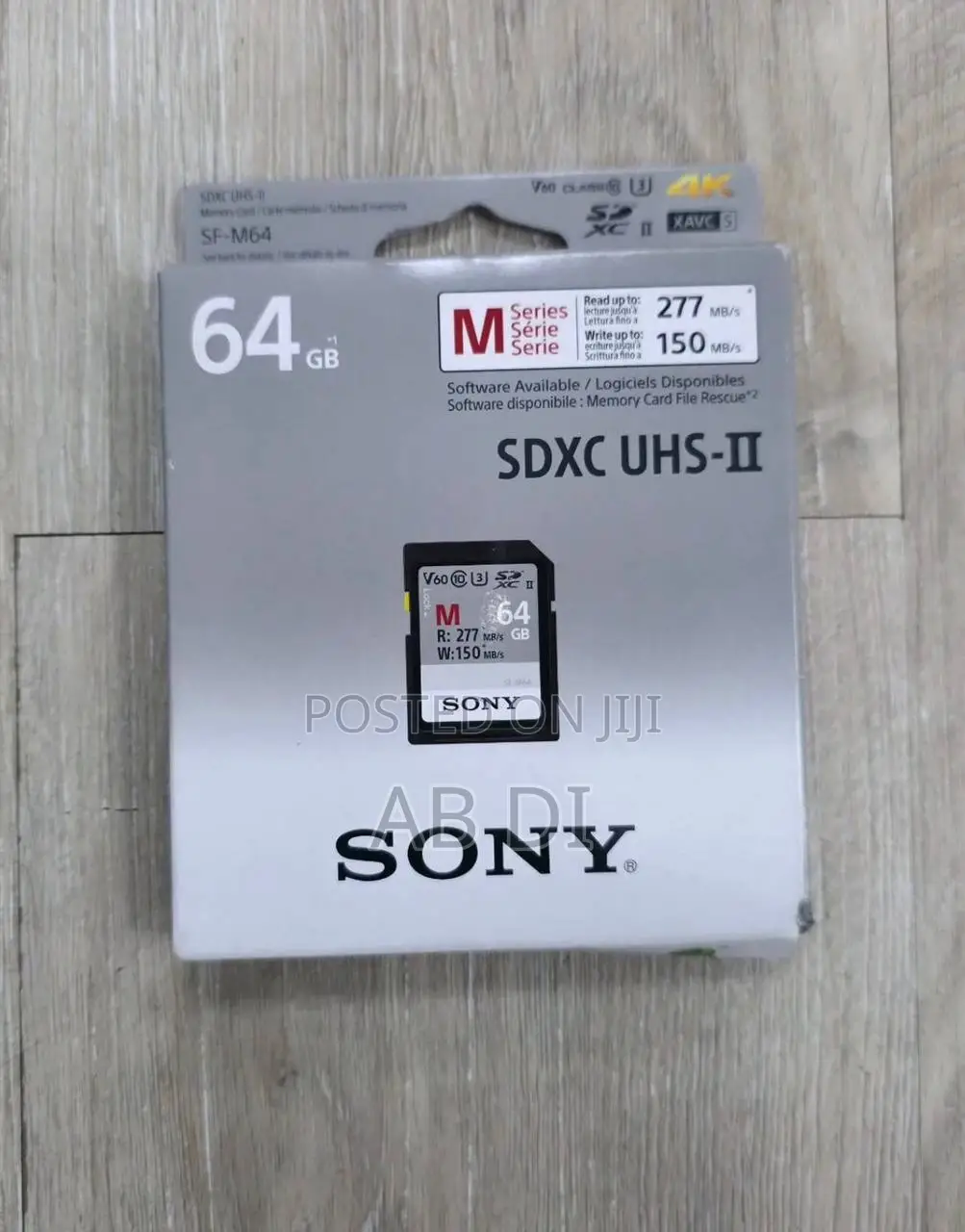 Sony 64GB Memroy Card Video Recording High Speed Data Transfer