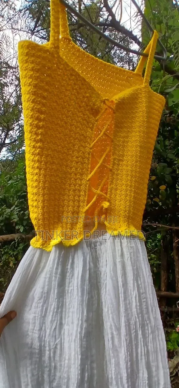 Crochet ቀሚስ