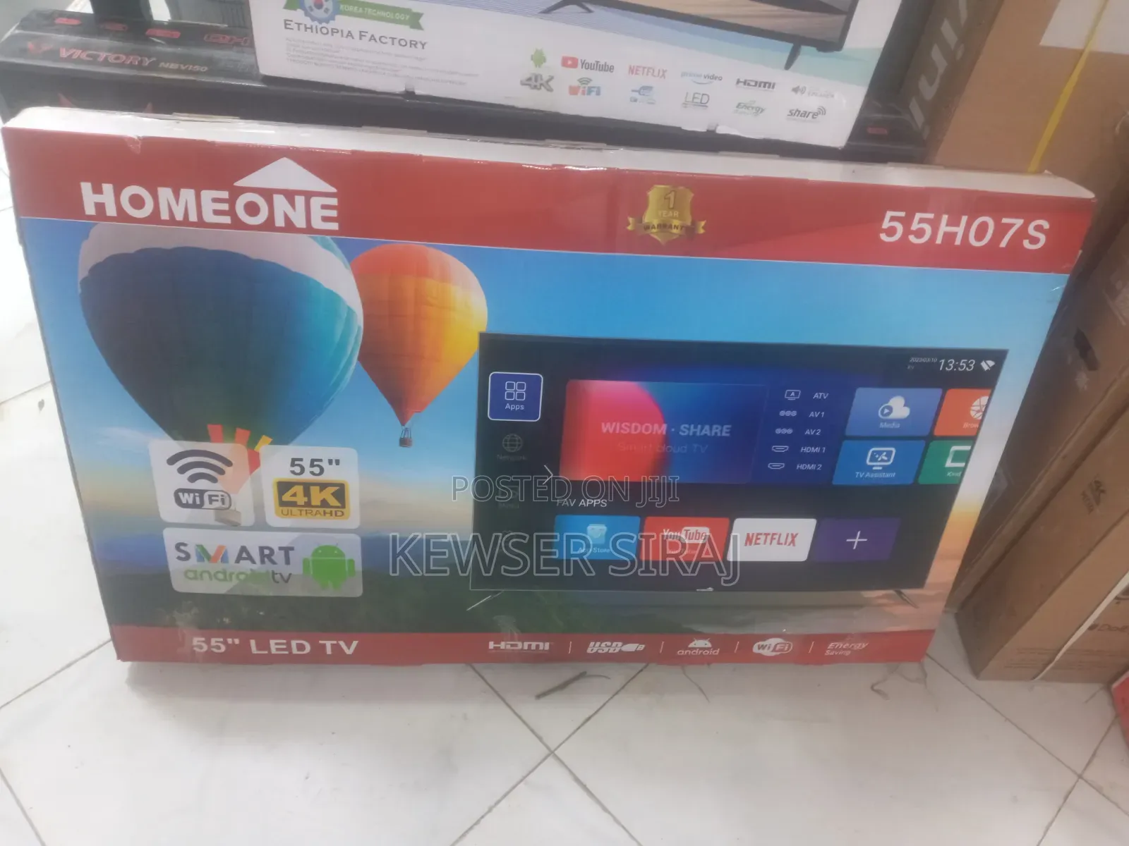 Homeone TV 55inche Smart Android TV