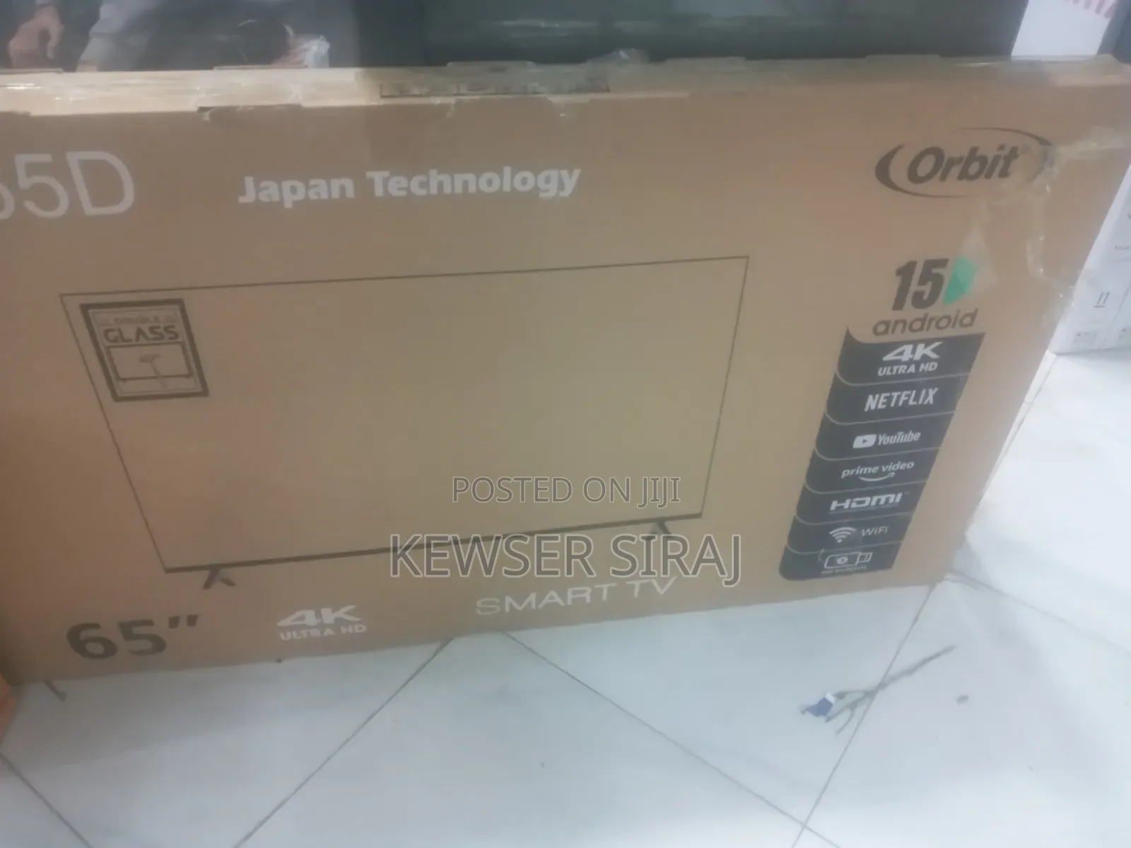 Orbit TV 65inche Qled Smart Android TV