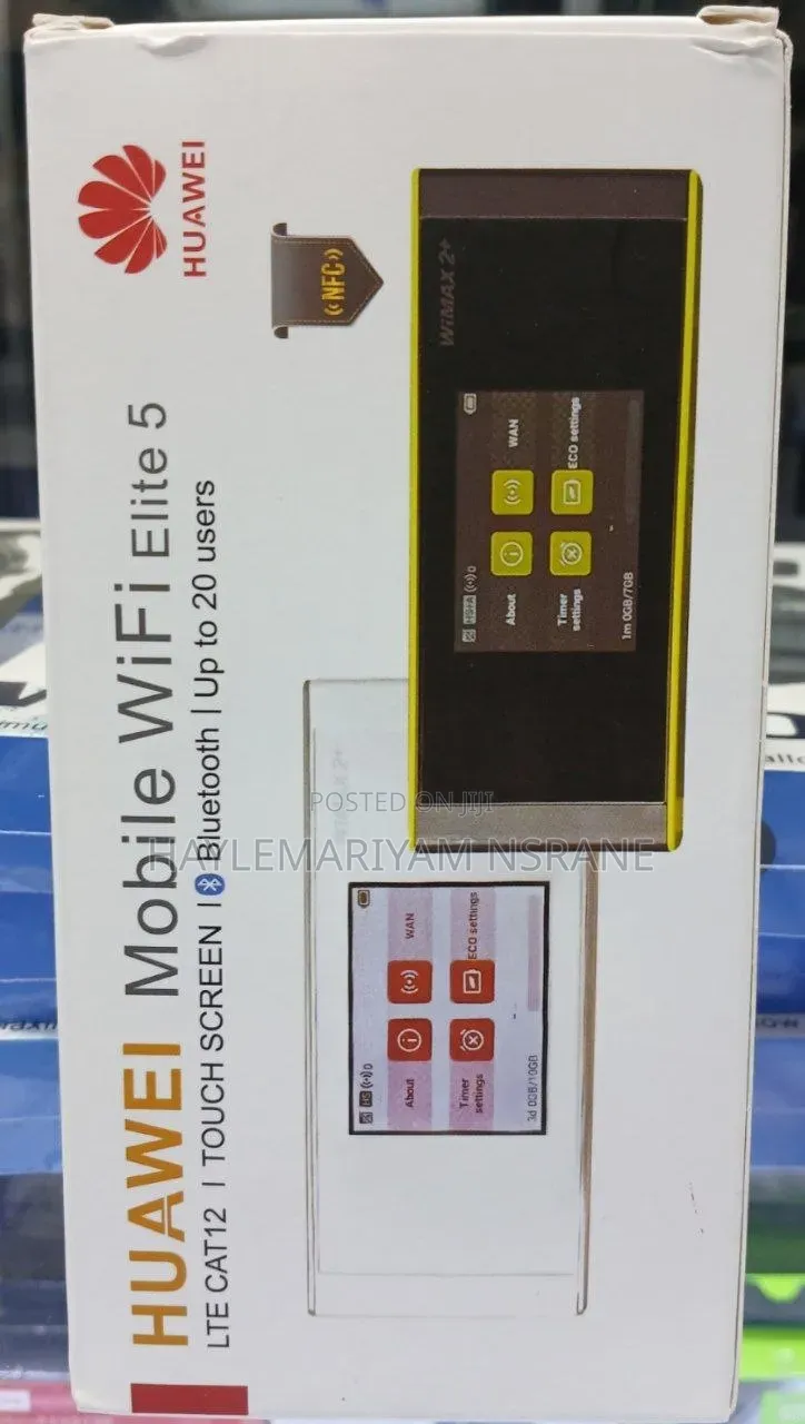 HUAWEI Mobile WiFi Elite 5 4G+ LTE Cat12 758Mbps Pocket Router