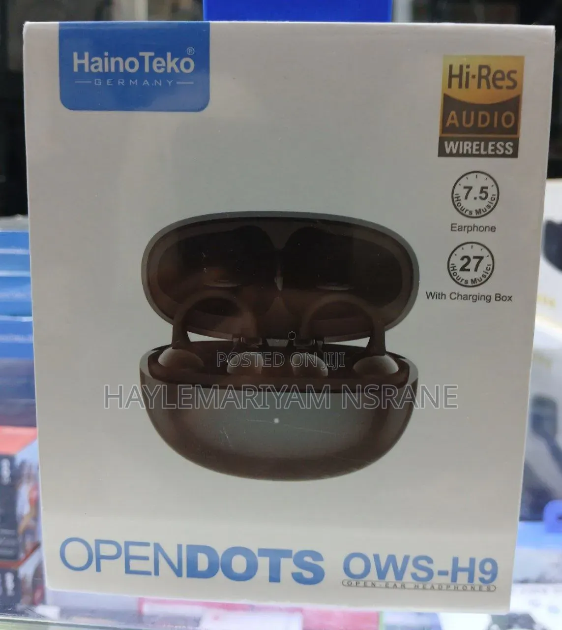 Haino Teko OPENDOTS OWS-H9 Open Ear Wireless Headphones Hi-Res Audio