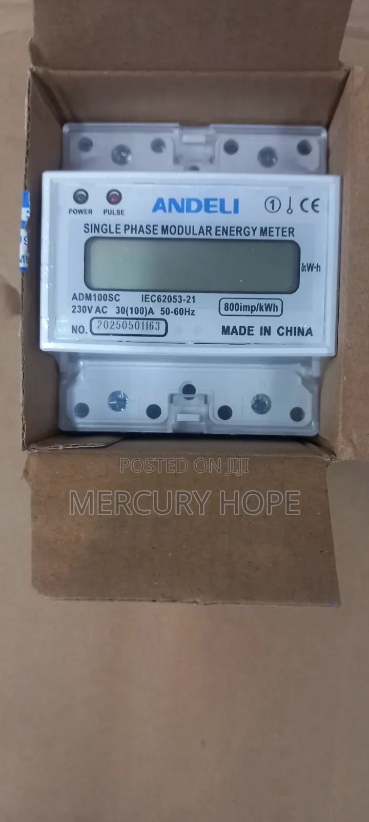 Single Phase Kw.h 100A