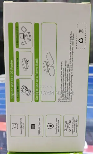 RUGGA'S 2-in-1 10000mAh Power Bank 4G LTE Pocket WiFi Router 300Mbps