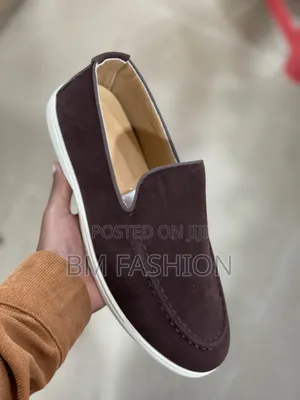 Dark Brown Korean Korean Flat Half Shoes