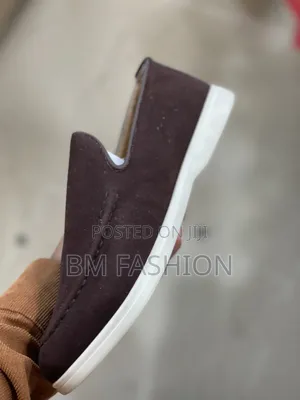 Dark Brown Korean Korean Flat Half Shoes