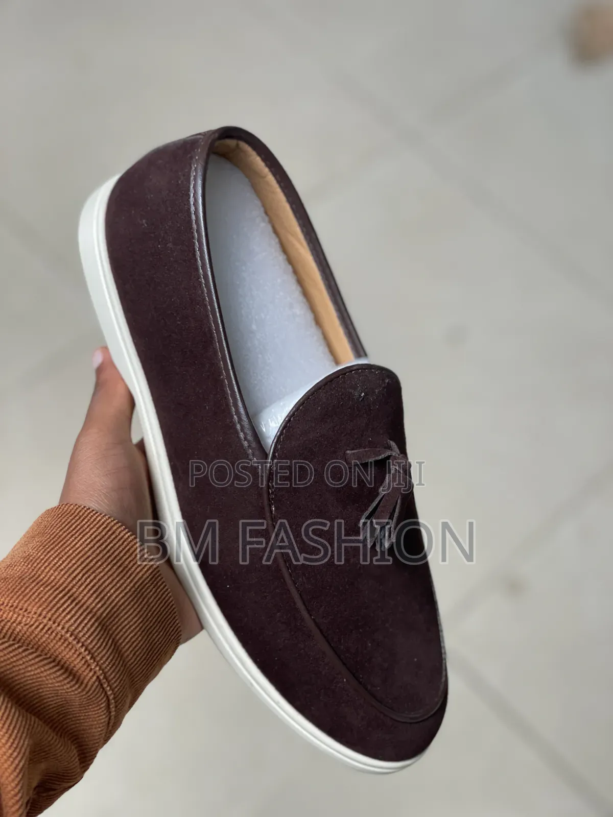 Light Weight Suede Tassel Loafer Shoes