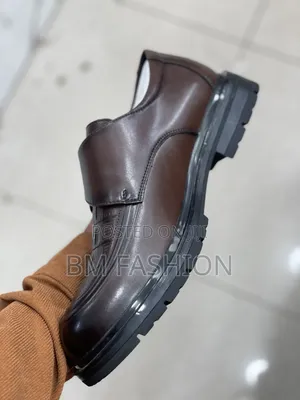 Stylish Dark Brown Men's Leather Shoes