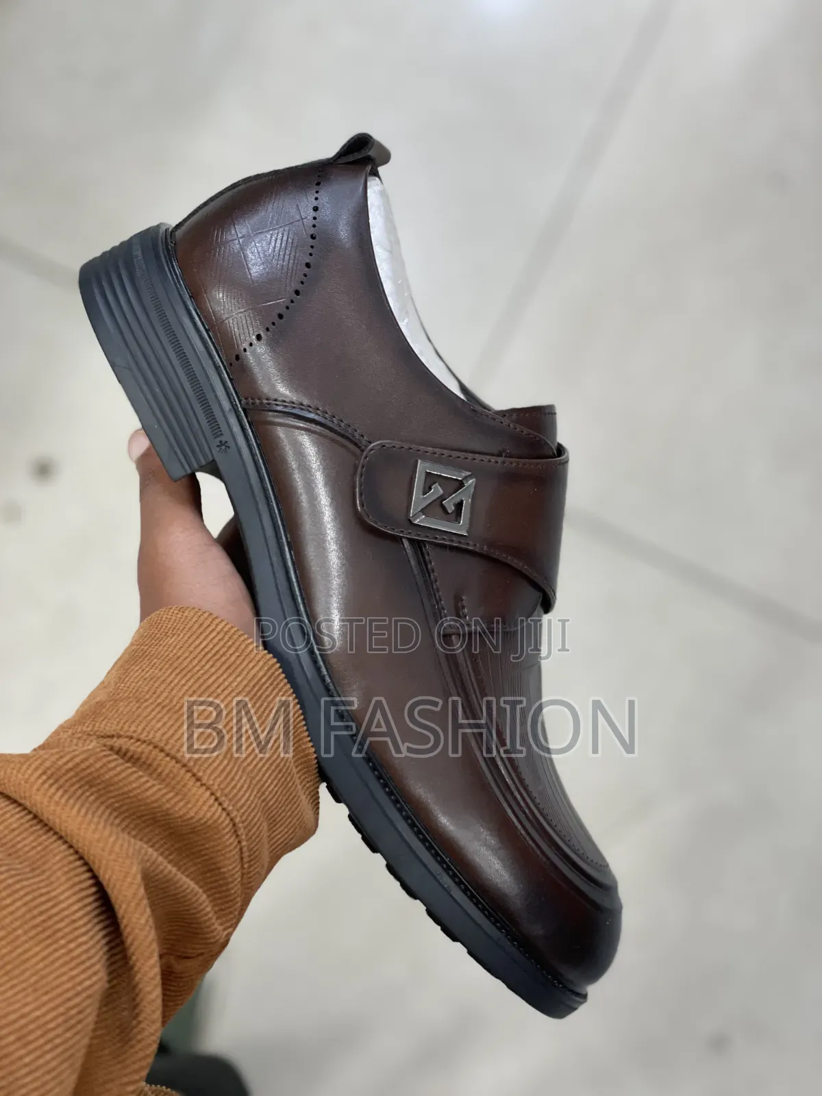 Stylish Dark Brown Men's Leather Shoes