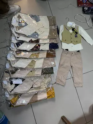 Boys Formal 3-Piece Outfit Set – Shirt, Vest Pants