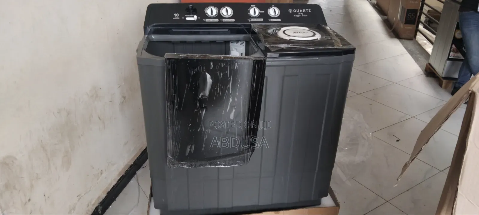 TWIN WASHING MACHIN ተወዳጁ QARTZ በተመጣጣኝ ዋጋ ገብቷል 20kg እና16kg በምትፈልጉት ሳይዝ