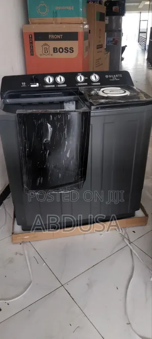 TWIN WASHING MACHIN ተወዳጁ QARTZ በተመጣጣኝ ዋጋ ገብቷል 20kg እና16kg በምትፈልጉት ሳይዝ