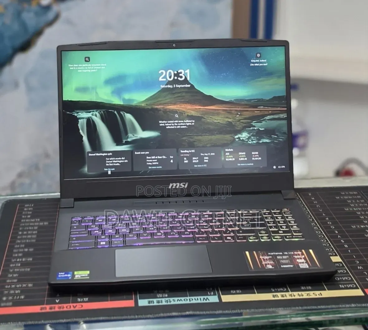 New Laptop MSI GF63 16GB Intel Core i7 SSD 1T