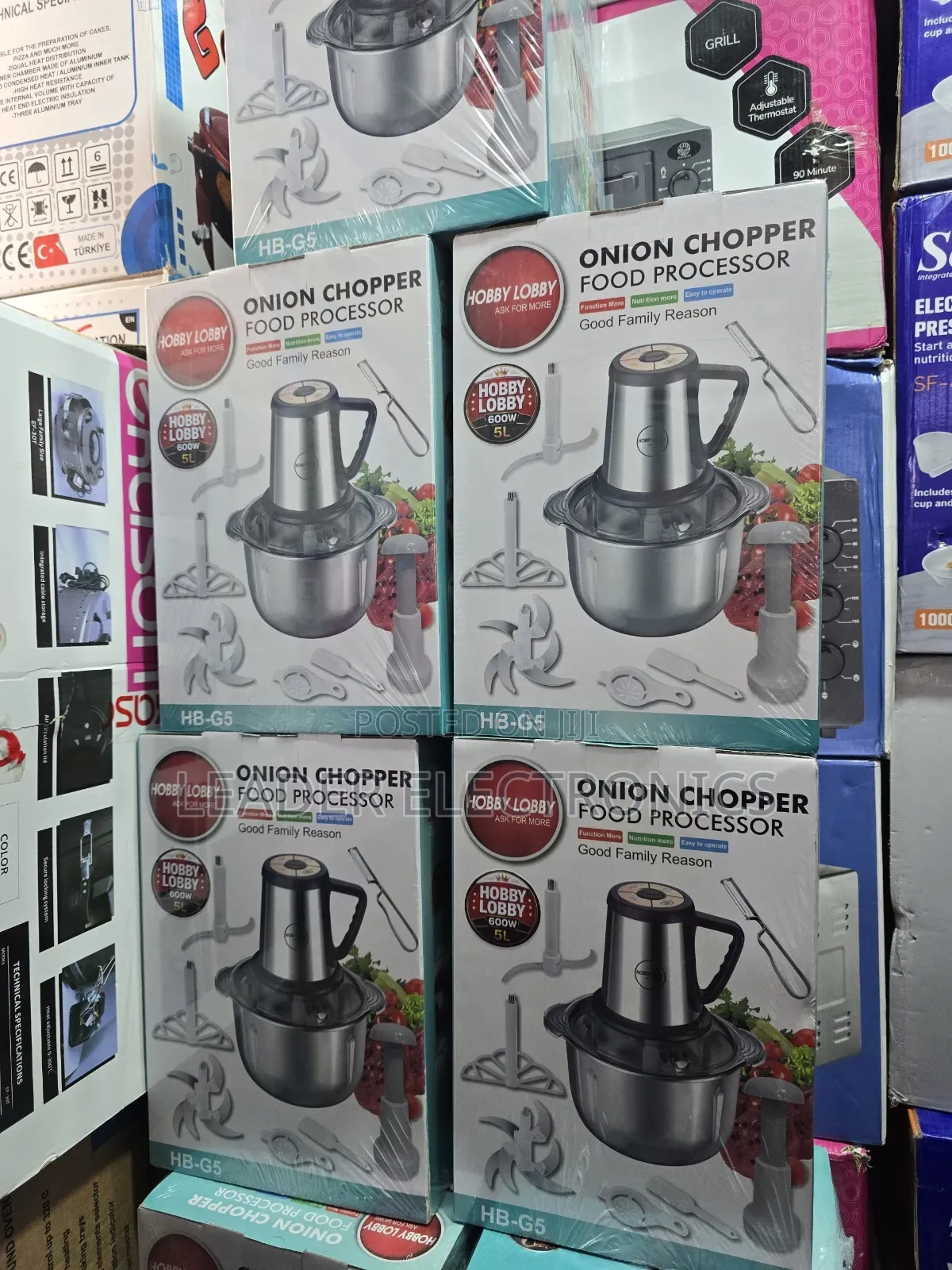 Hobby Lobby Onion Chopper Food Processor 5 Liter