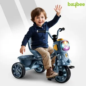 Baby Musical Tricycle With Parent Handle