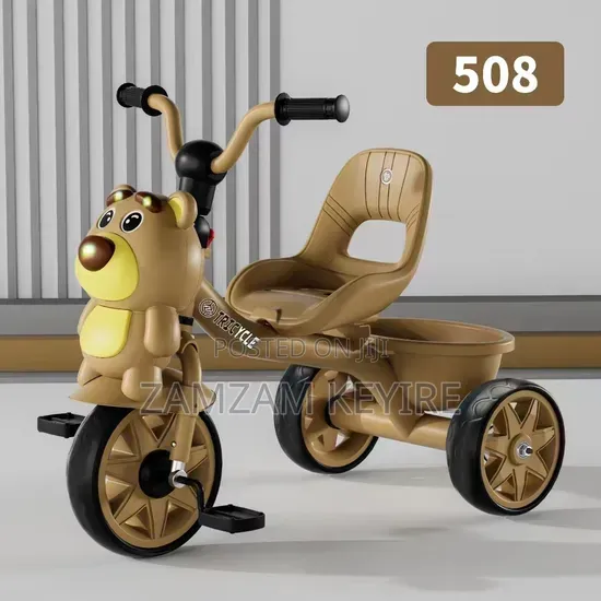 Baby Musical Tricycle With Parent Handle