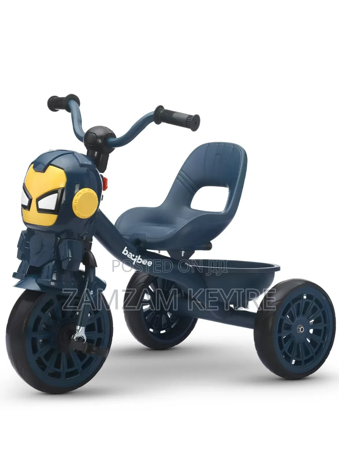 Baby Musical Tricycle With Parent Handle