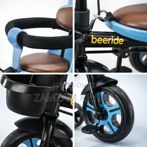 Baby Musical Tricycle With Parent Handle