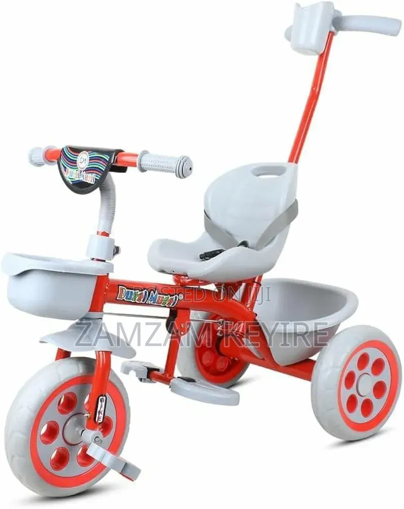 Baby Musical Tricycle With Parent Handle