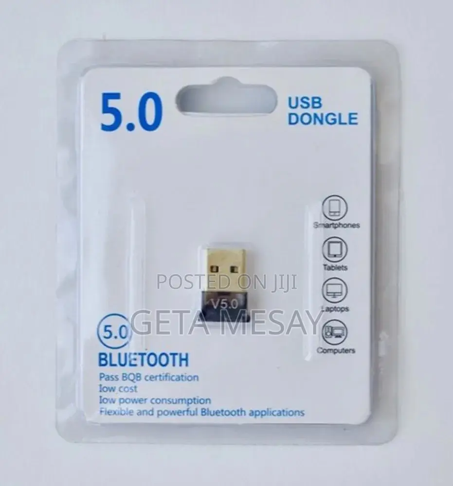 Premium Bluetooth 5.0 USB Dongle Adapter for PC Laptop – High Speed
