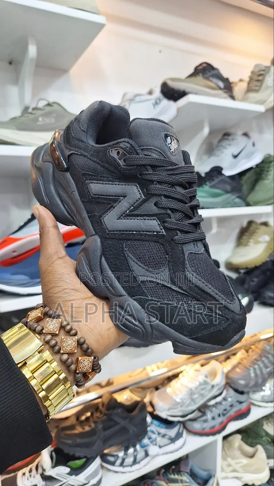 New Balance 9060 High Master Quality Black Cat and Color Gray