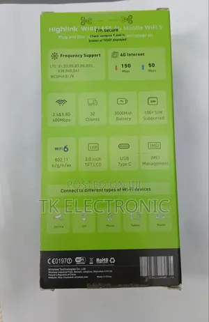 Highlink Wireless 4G Mobile WiFi 5
