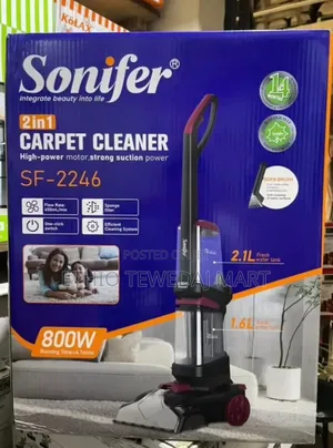 Sonifer 2 In1 Washing Cleaning and Vacuuming Carpet Cleaner