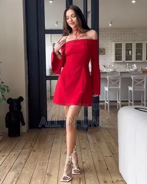 Red Mini Dress Size From L -Xs