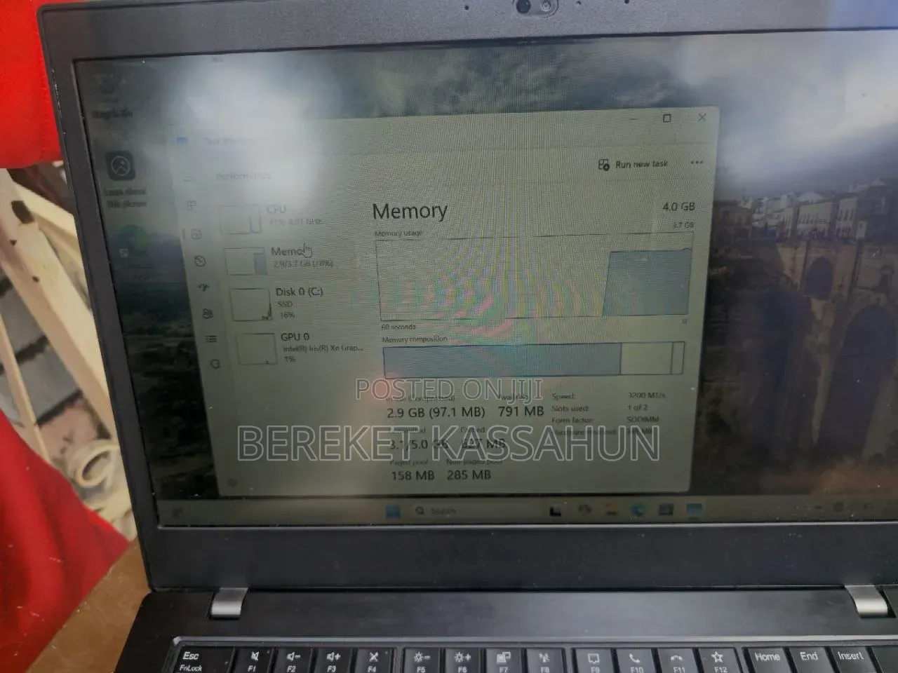 Laptop Lenovo Ideapad 3 4GB Intel Core i5 SSD 256GB