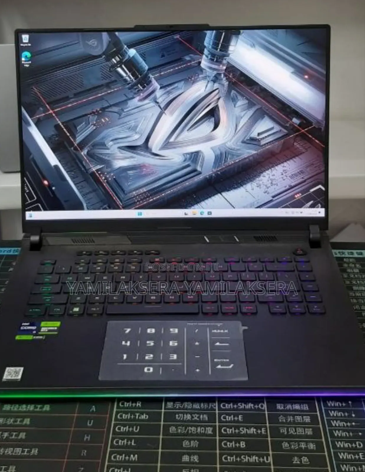 New Laptop Asus ROG Strix G16 G614 16GB Intel Core i9 SSD 1T