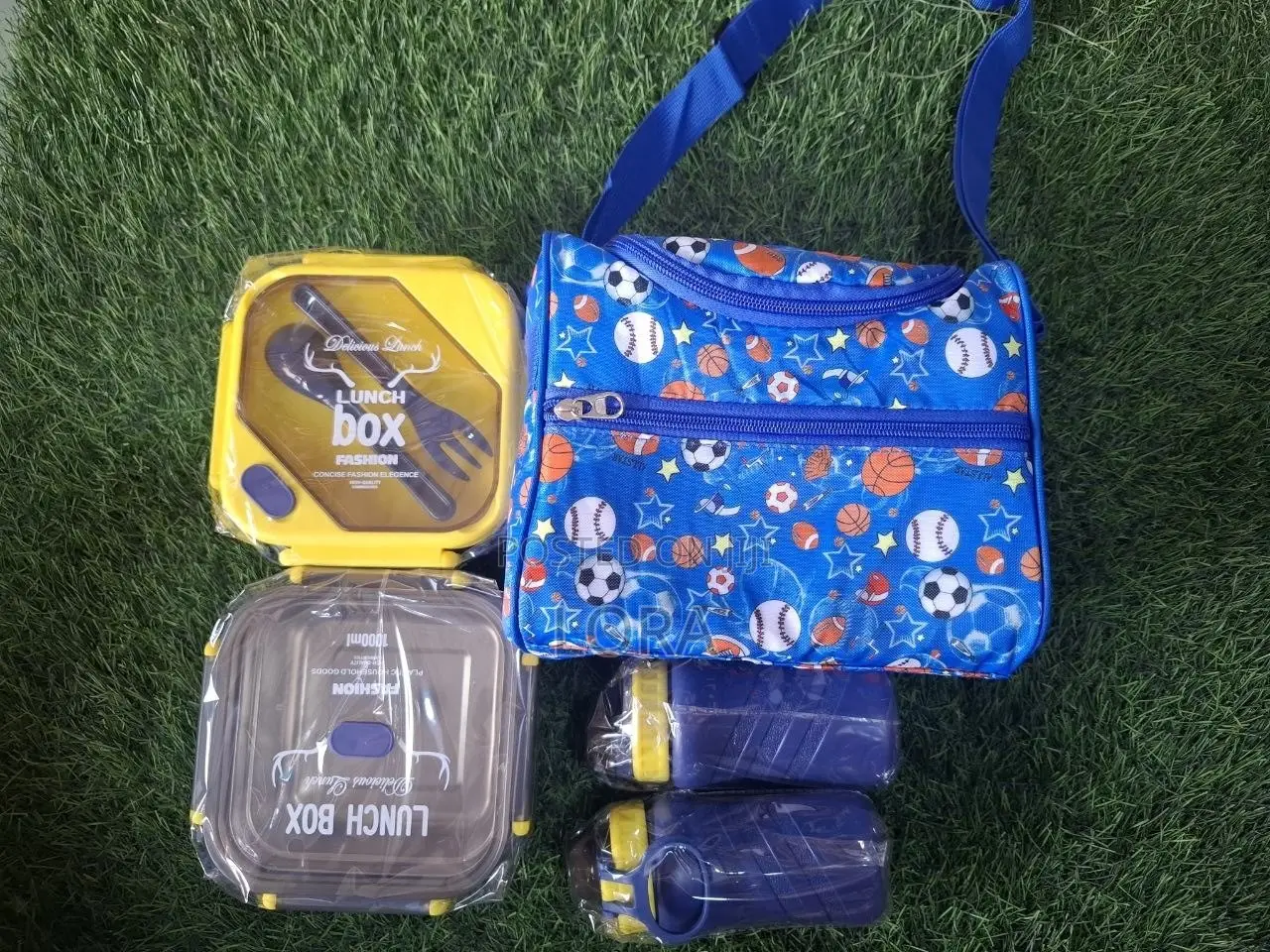 ምሳ እቃ 2 Lunch Box Stainless Steel With Bag 2p