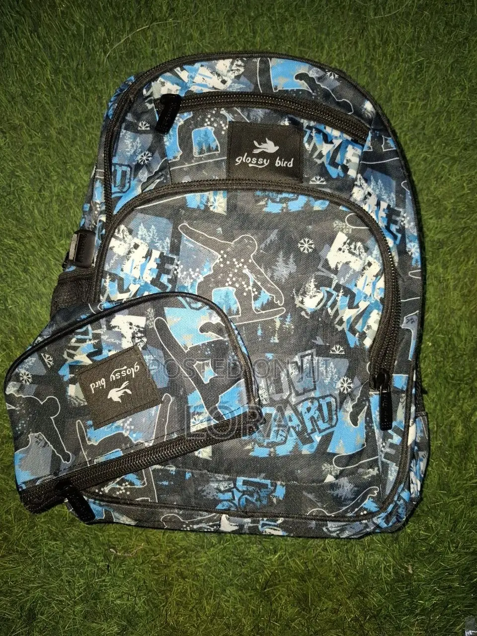Glossy Bird ቦርሳ , School Age Backpack