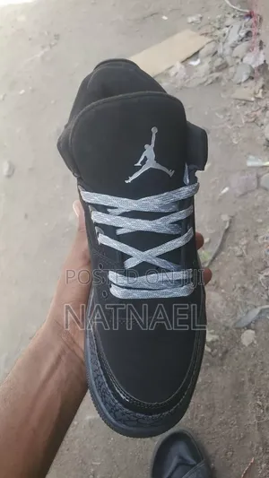 Jordan 3 Black Cats High Master Quality
